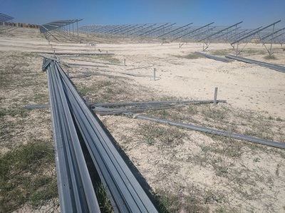 Montaje de Planta Fotovoltaica en Mula (Murcia)
